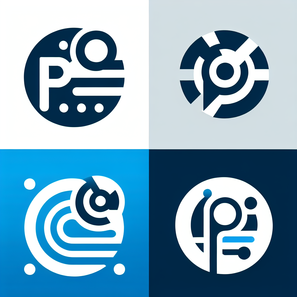 A logo for a parking company using the colours blue and white [that exudes professionalism] [and conveys reliability].