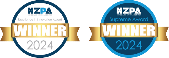 2024 NZPA Excellence in Innovation Award winner badge