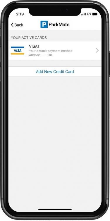 ParkMate Active Cards