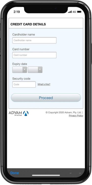 ParkMate Credit Card