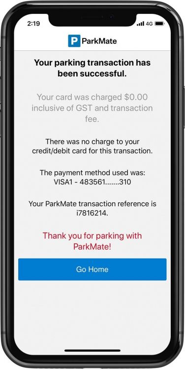 ParkMate Transaction